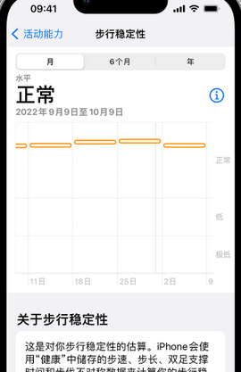 岳麓iPhone手机维修如何在iPhone开启'步行稳定性通知'