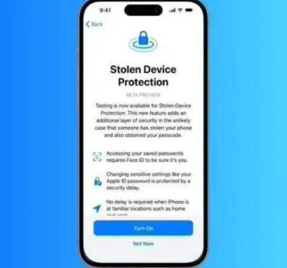 岳麓苹果授权维修店分享被盗设备保护功能开启方法 