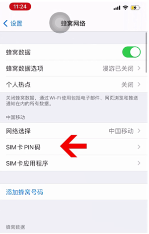 岳麓苹果14维修网分享如何给iPhone14的SIM卡设置密码 