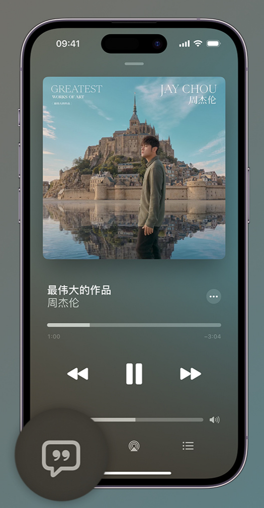 岳麓iphone维修分享如何在iPhone上使用Apple Music全新唱歌功能 