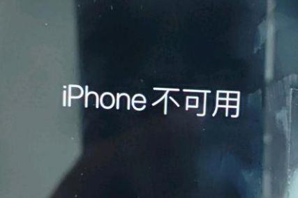 岳麓苹果服务网点分享锁屏界面显示“iPhone 不可用”如何解决 